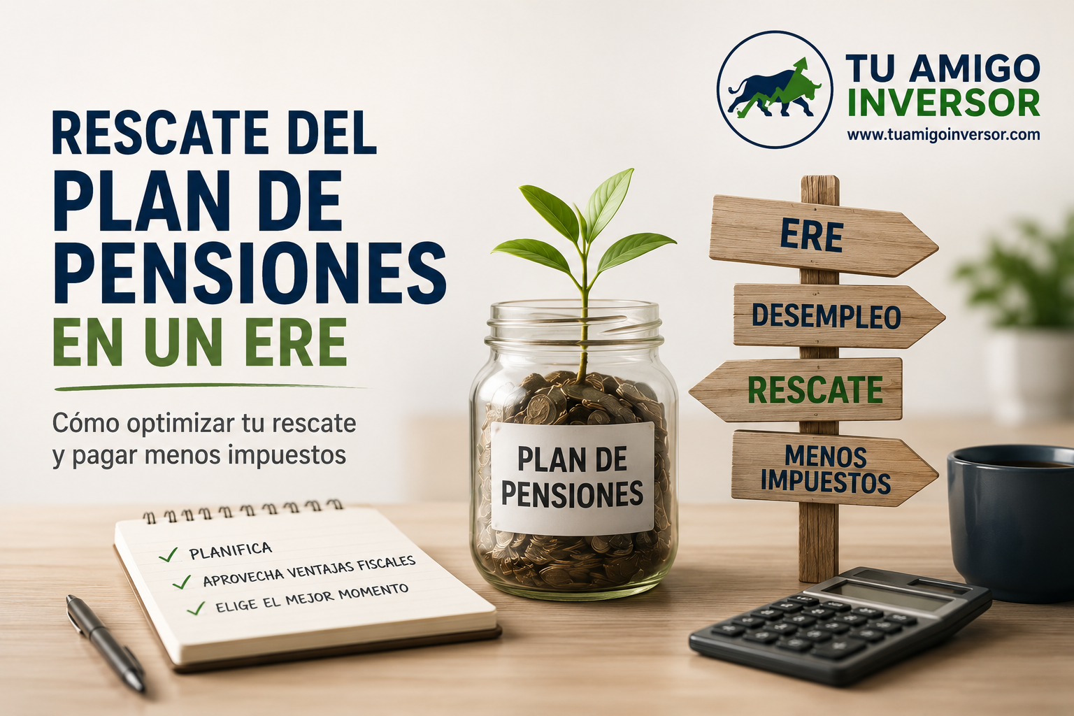 ERE y plan de pensiones: cómo rescatar sin regalarle dinero a Hacienda
